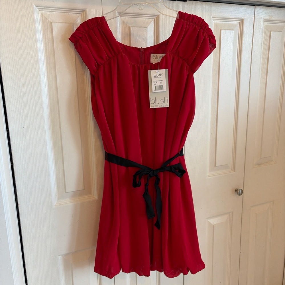 NWT Us Angels Red Dress Sz 16 Nordstrom